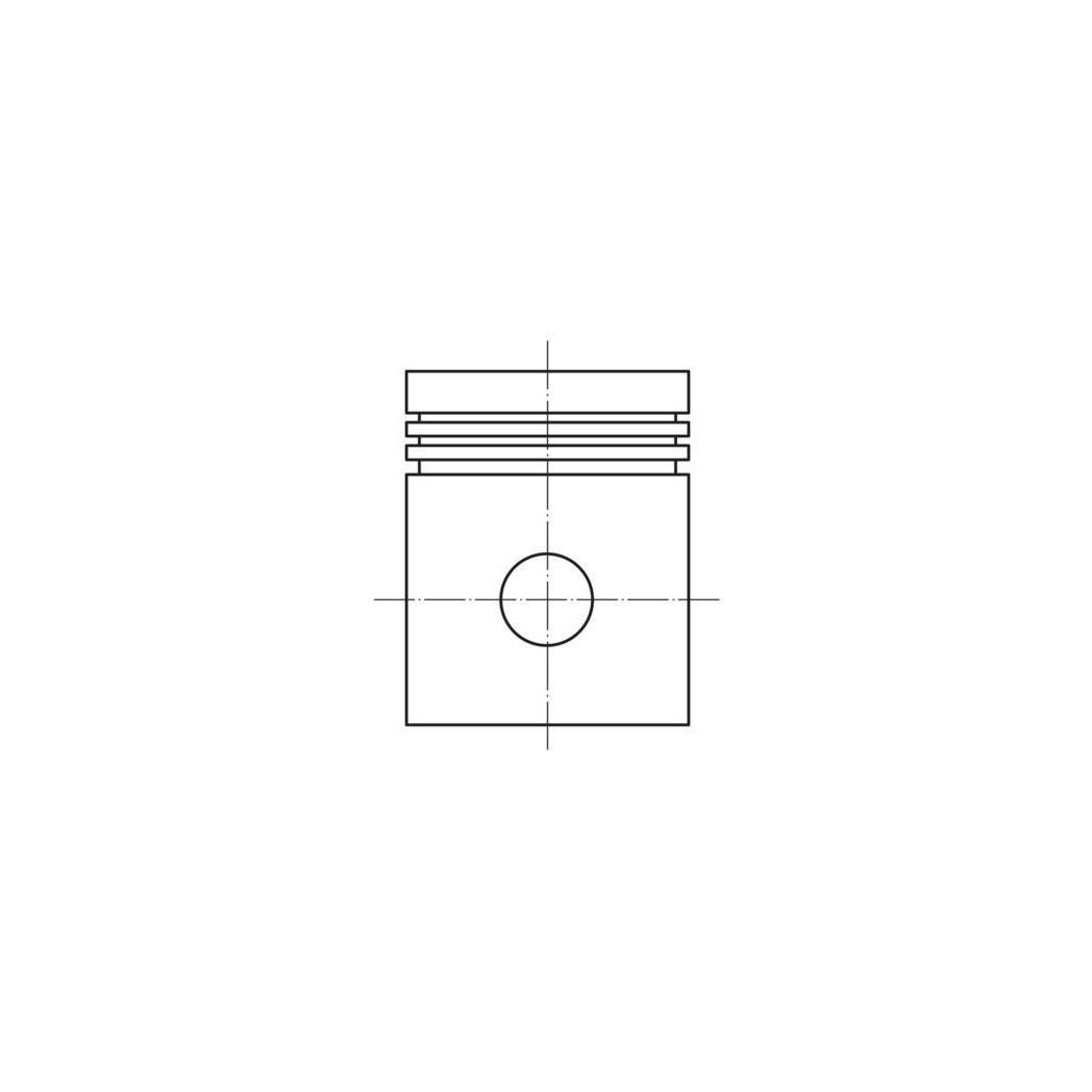 MAHLE Piston 89.29 x1 fits Volvo B20A B20B B20E 140 240 2.0 1969-1974