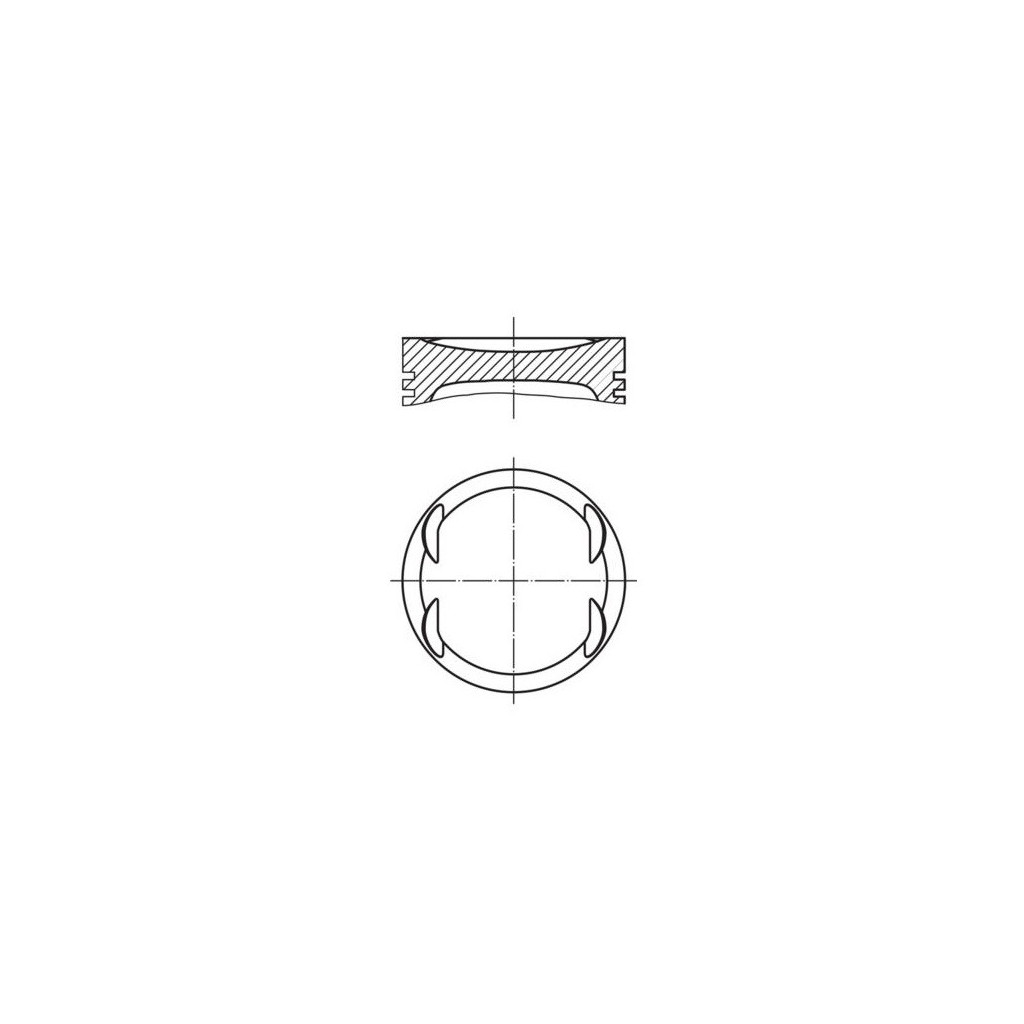 MAHLE Piston 86.60 x1 fits Citroen Peugeot 306 Xsara ZX 2.0 16v S16 RFS XU10J4RS