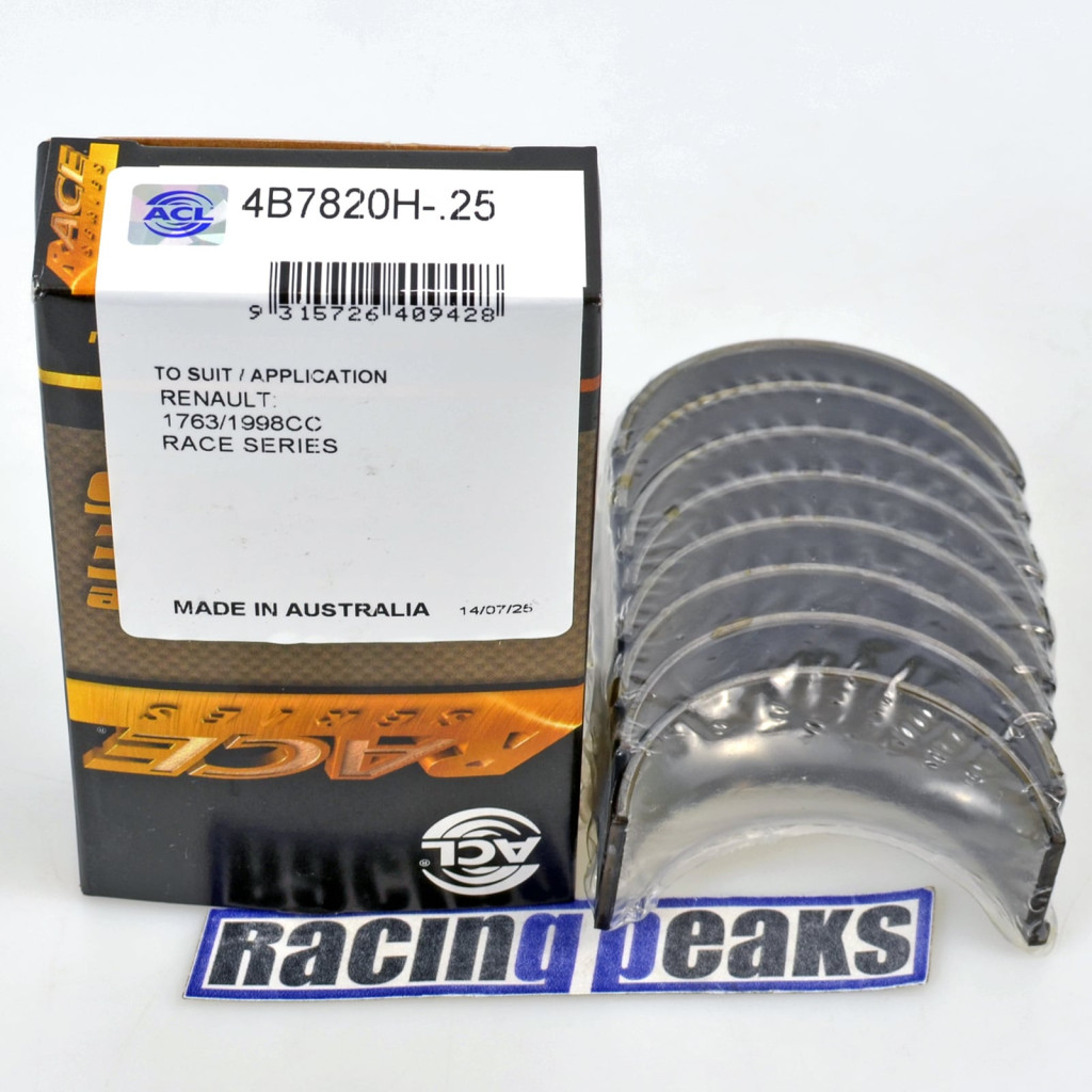 ACL Race 4B7820H-.25 Rod bearings fits Renault F7P F7R F4R F3N 1.8L 2.0L