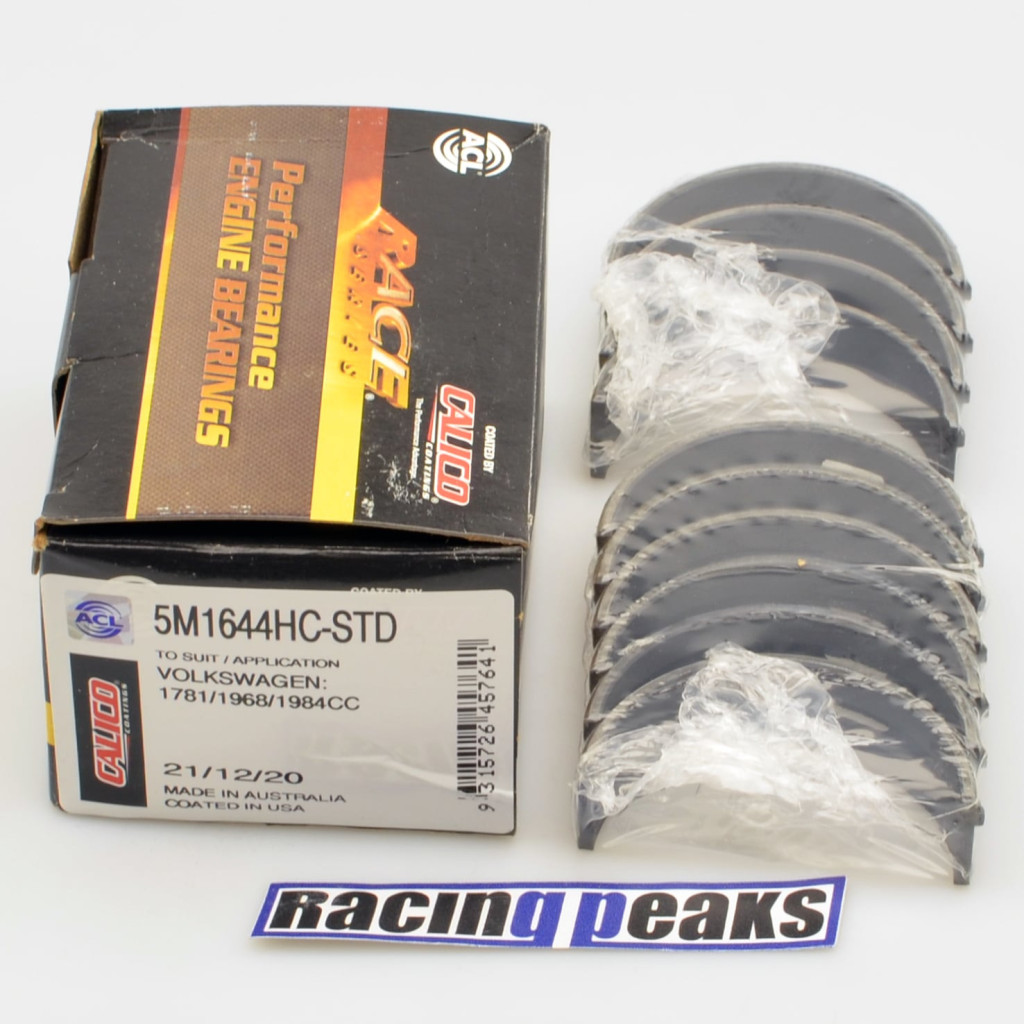 ACL Race 5M1644HC coated Main bearings fits Audi VW 1.8T 20v AEM BAM A4 TT S3