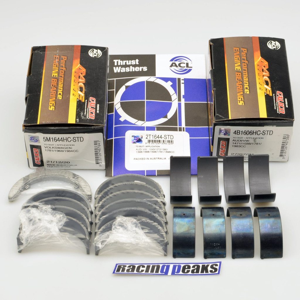 ACL Race coated Main con Rod bearings set for Audi VW 1.8T 20v AEB BAM TT A4 S3