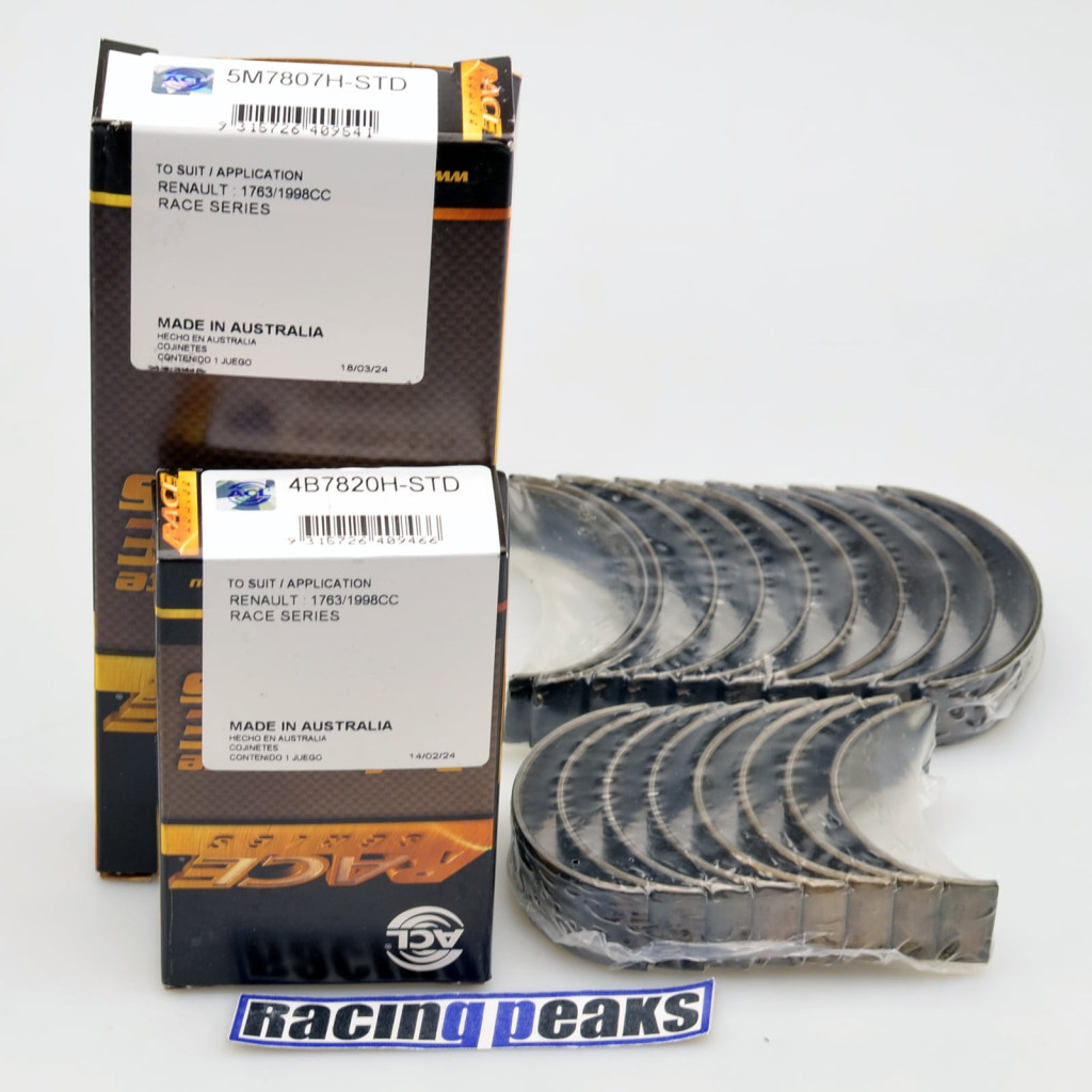 ACL Race Main Rod bearings fits Renault F7P F7R F4R F3N 1.8L 2.0L