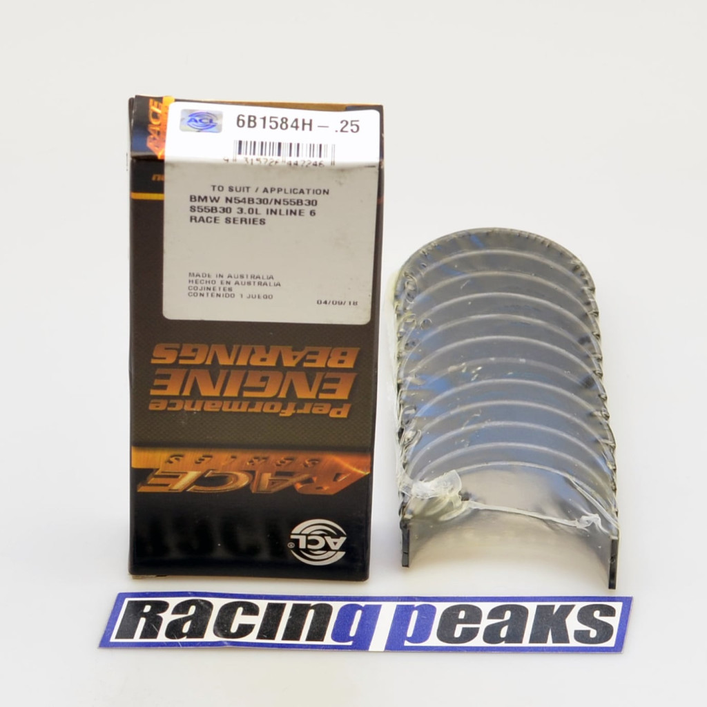 ACL Race 6B1584H-.25 Rod bearings fits BMW N54B30 N55B30 S55B30 3.0L 24v