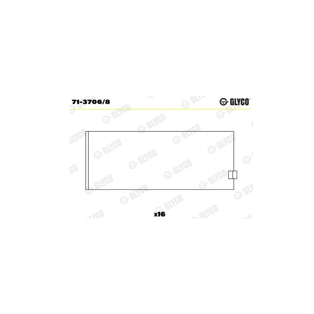 BMW M60B30 M60B40 M62B35 M62B44 M62B46 Rod bearings Glyco 71-3706/8 11241715701