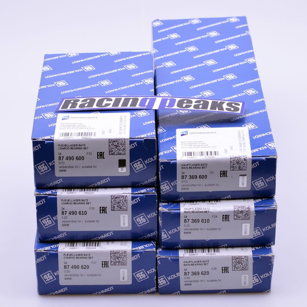 BMW M54 M52 M50 M20 S50B30US S52B32US Main & con Rod bearings 87369600 87490600