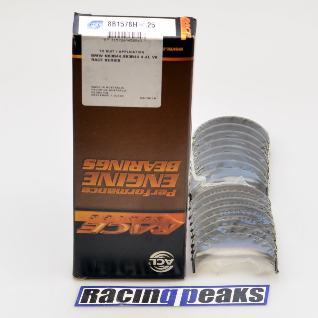 ACL Race 8B1578H-.25 Rod bearings fits BMW S63B44 N63B44 M5 F10 F90 4.4L 32v