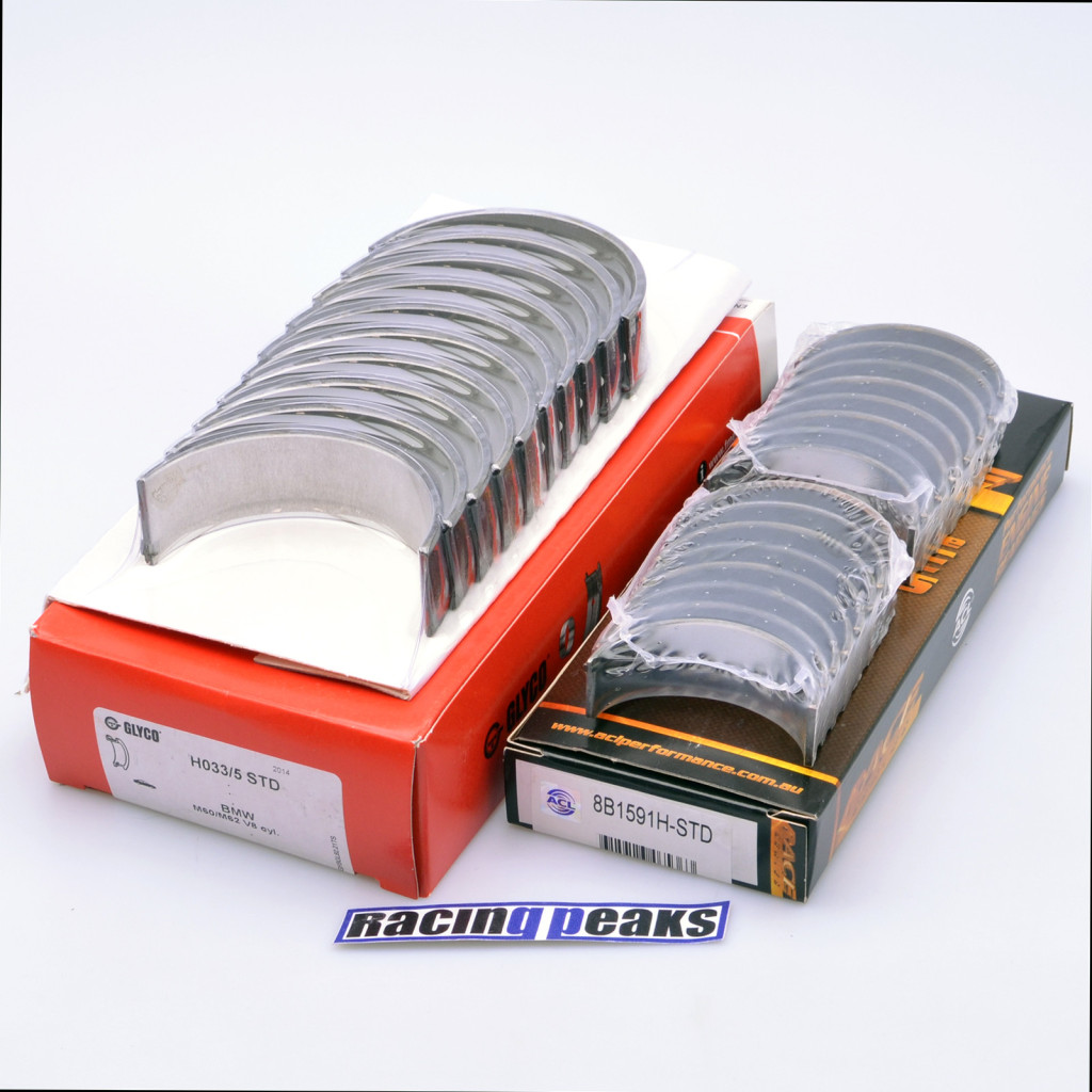 ACL Race Rod and Glyco Main bearings fits BMW S62B50 M5 E39 Z8 4.9L