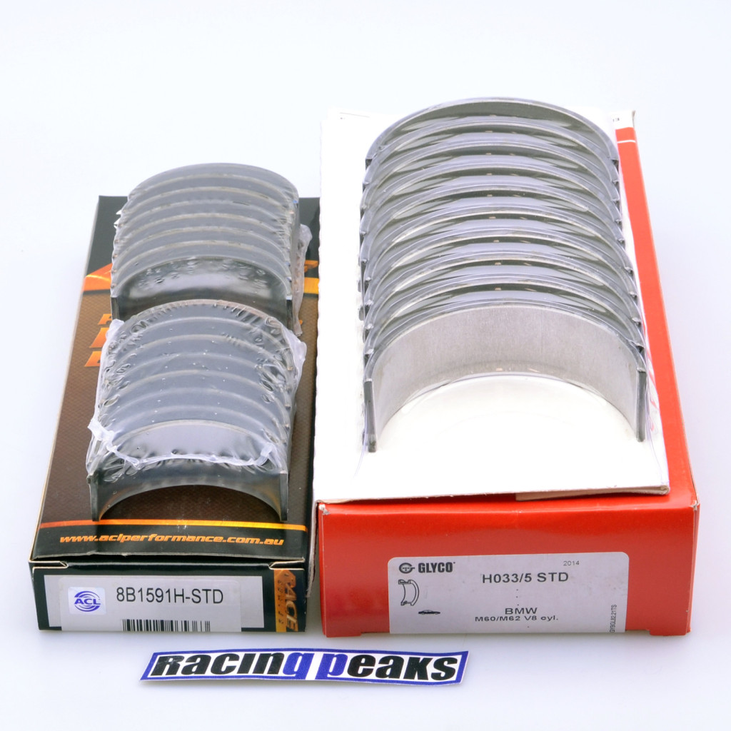 ACL Race Rod and Glyco Main bearings fits BMW S62B50 M5 E39 Z8 4.9L