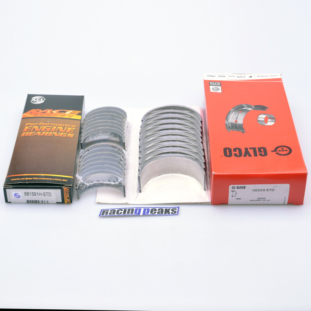 ACL Race Rod and Glyco Main bearings fits BMW S62B50 M5 E39 Z8 4.9L