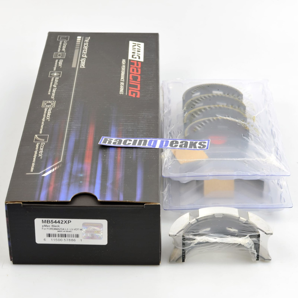 King Racing MB5442XP Main bearings fits FORD 2.3T EcoBoost Mazda L3-VDT