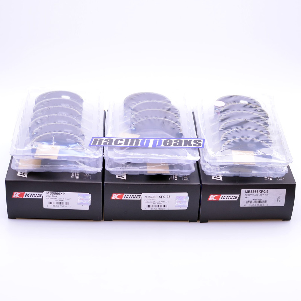 King Racing MB5566XP Main bearings fits VW Audi 1.8 2.0 8v 16v ABF 9A KR PL PG
