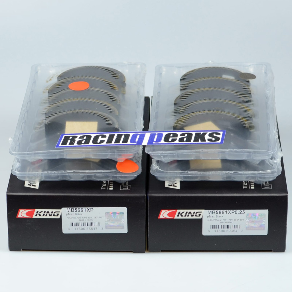 King Racing MB5661XP Main bearings fits VW Audi 1.8T 20v 1.8L 2.0L 8v 16v Turbo