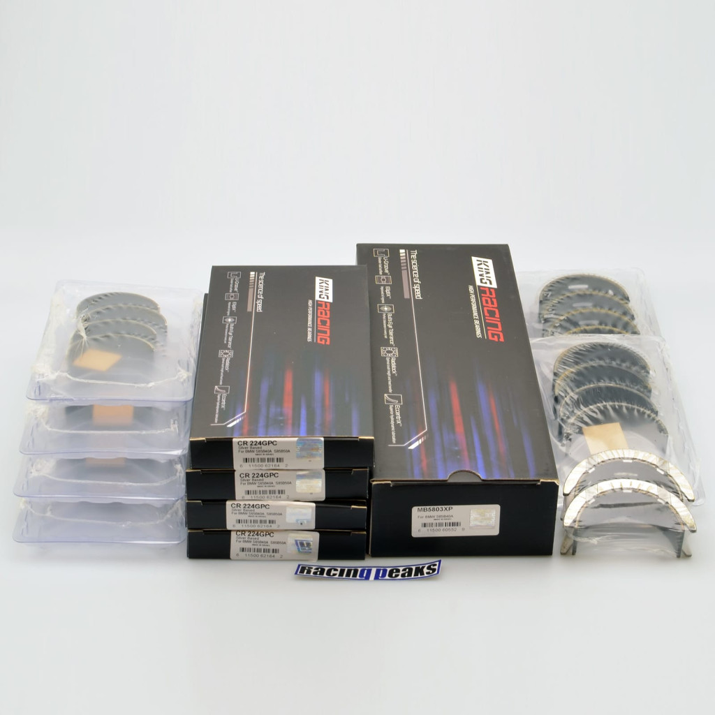 King Racing Main & coated Rod bearings set fits BMW S65B40 M3 E90 E91 E92 E93
