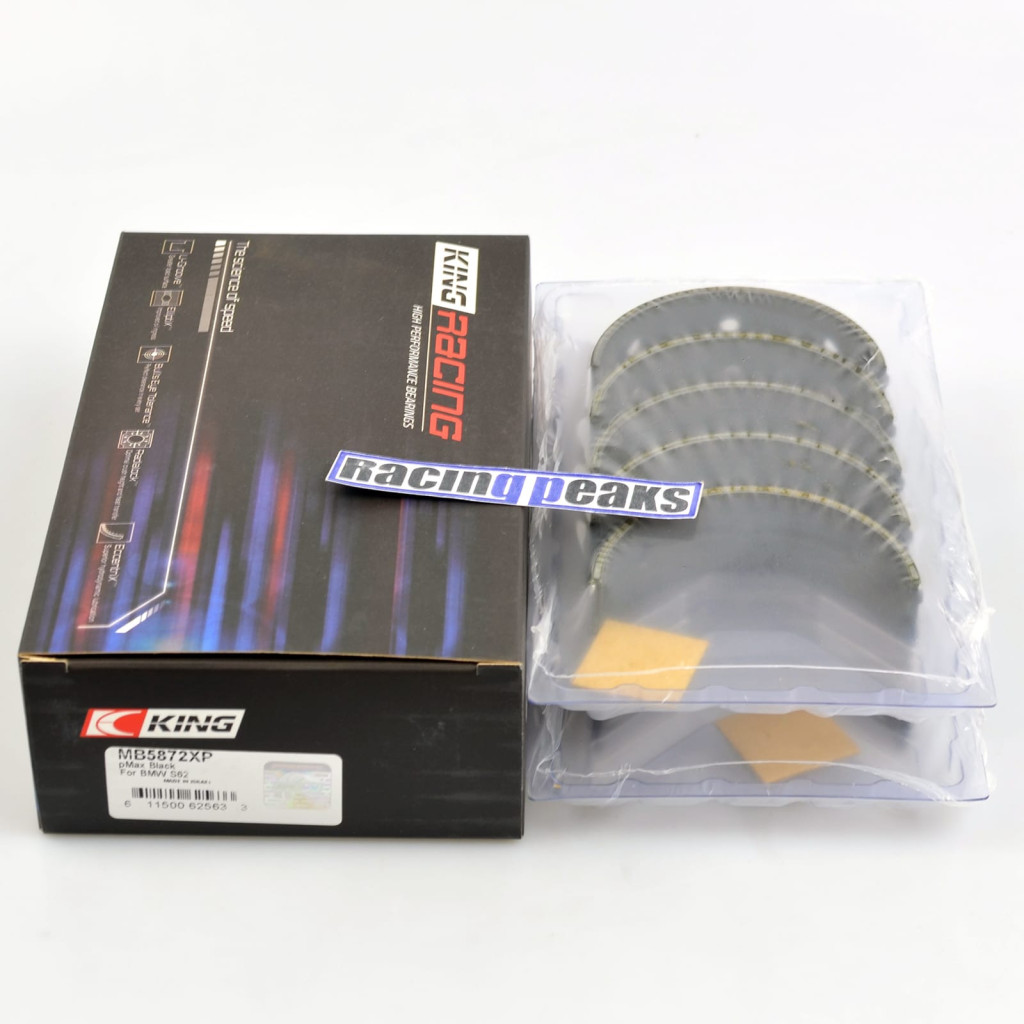 King Racing MB5872XP Main bearings fits BMW S62B50 M5 E39 Z8 4.9L