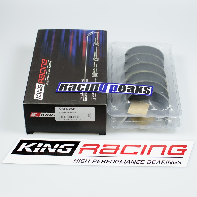 KING Race CR6870XP big end con rod bearings for Nissan VR38 GTR R35 v6 3.8L