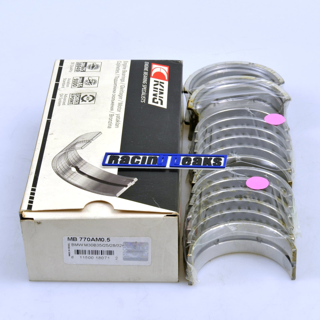 Main bearings fits BMW S38B38 S38B36 M5 M6 M635CSi E28 E34 E24 M30 1968-1995
