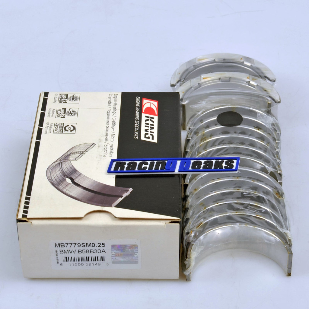 Main bearings fits BMW B58B30 M240i M/340i M/440i 540i X3 X4 M40i 2015-
