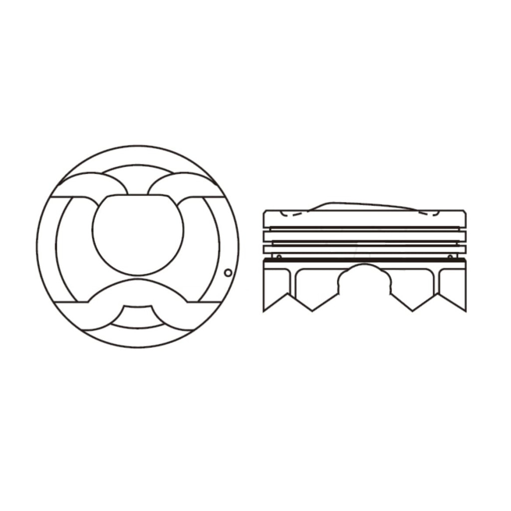 Piston set fits KIA Ceed Proceed Optima Soul Sportage 1.6GDI T-GDI G4FD G4FJ 11-
