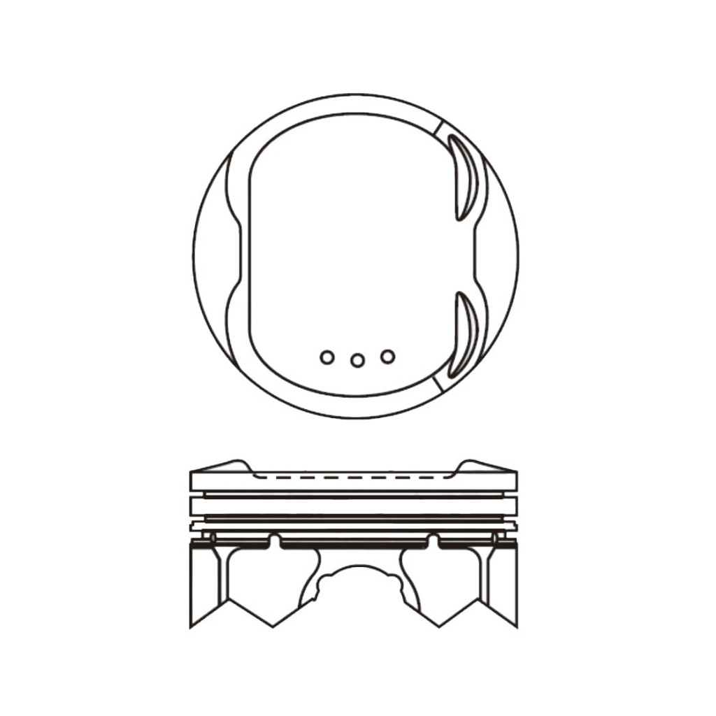 Piston set fits Nissan Qashqai X-Trail Sentra Serena 2.0 MR20DE 2006-