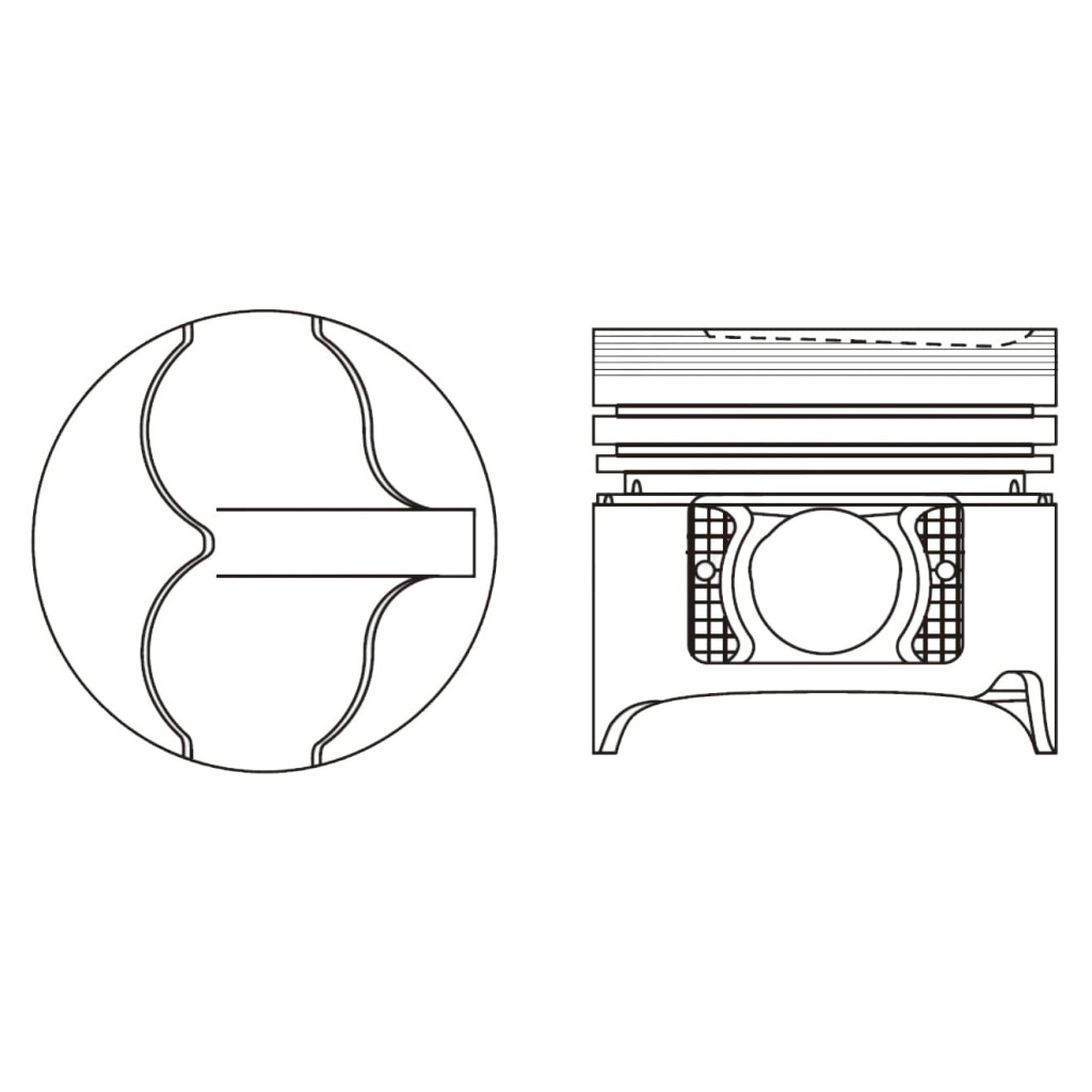 Piston set fits Nissan Patrol GR Y60 2.8 TD 1987-1998 RD28T