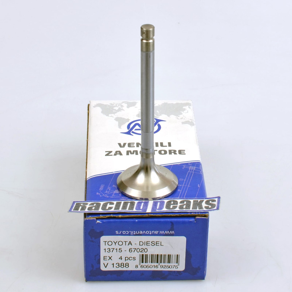 Exhaust Valve fits Toyota Dyna Hiace Hilux Land Cruiser 2.4 3.0 Diesel 2L 1KZ-TE
