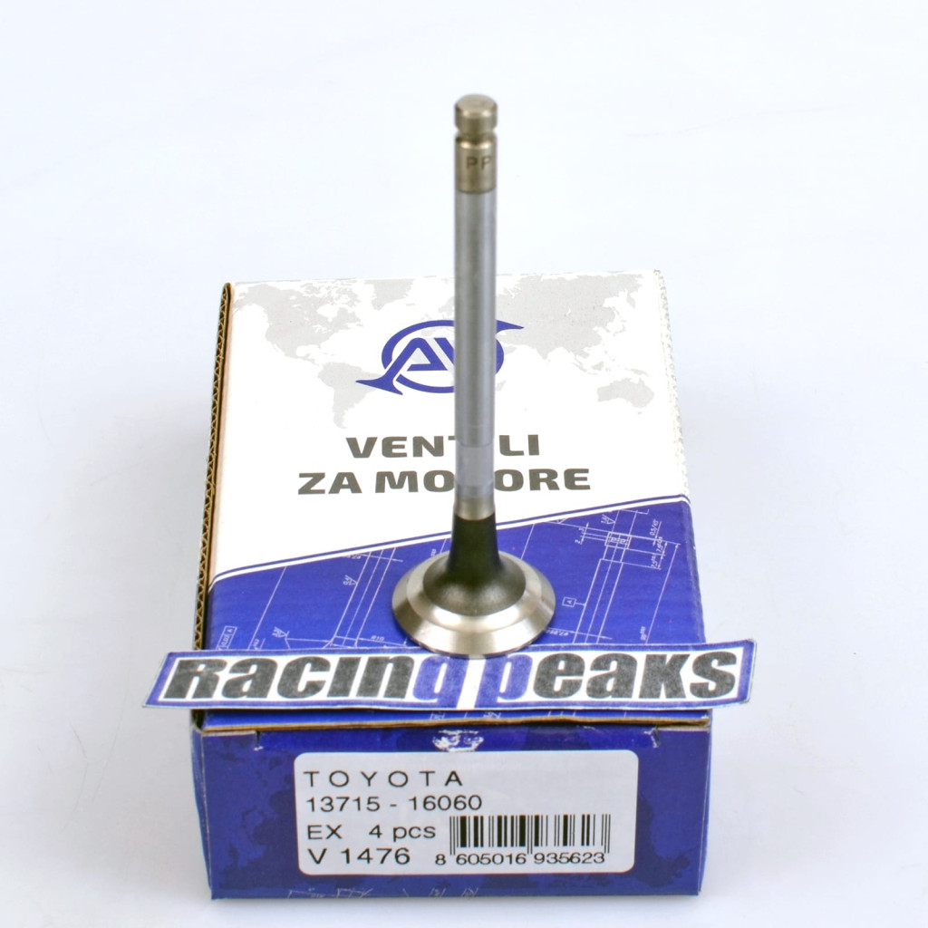 Exhaust Valve fits Toyota Avensis Carina Celica Corolla 1.6 1.8 4A 7A-FE 3A