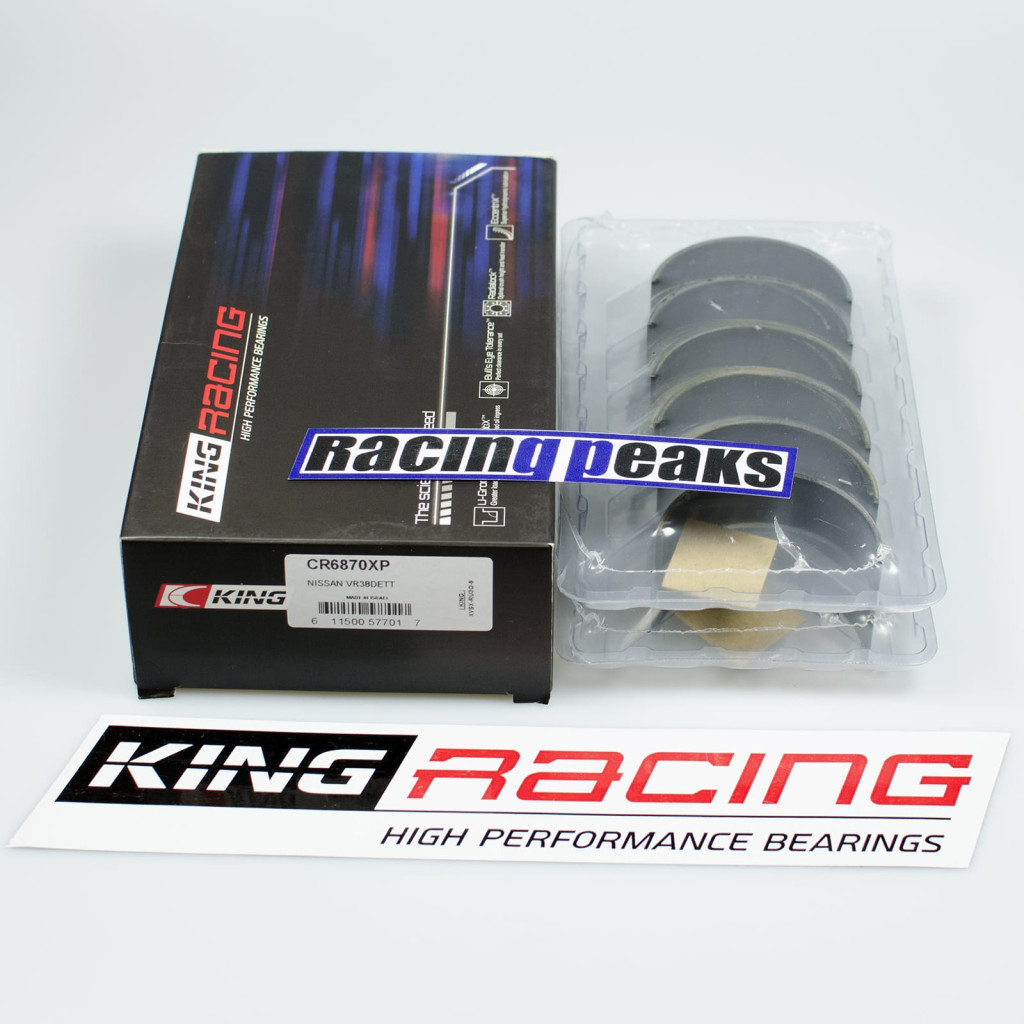 King Racing CR6870XP Rod bearings fits Nissan VR38 GTR R35 v6 3.8L
