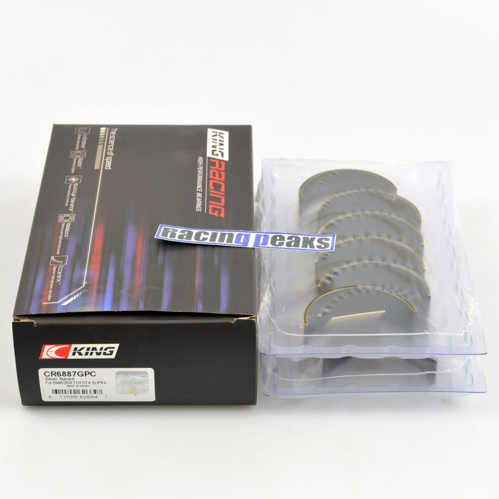 King Racing CR6887GPC coated Rod bearings fits BMW B58B30A M140i M240i 340i 540i