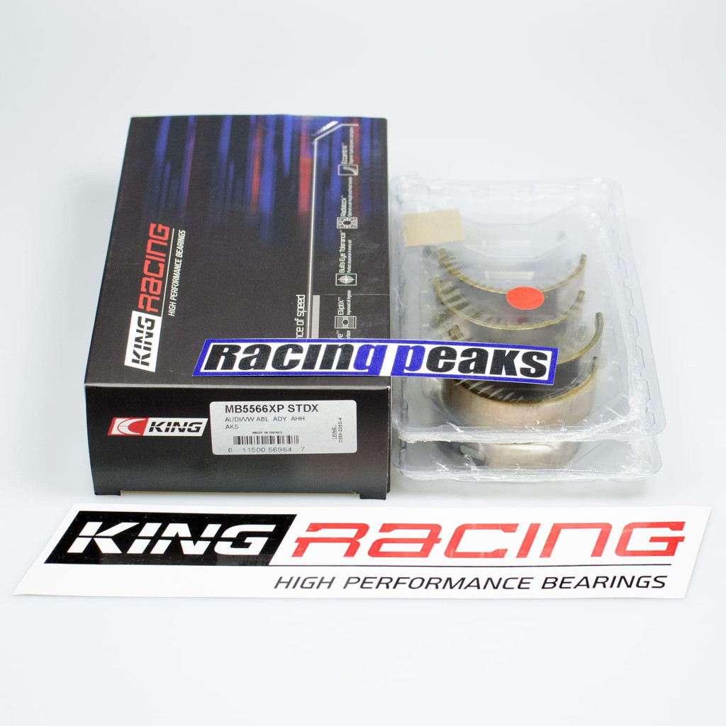 King Racing MB5566XP Main bearings fits VW Audi 1.8 2.0 8v 16v ABF 9A KR PL
